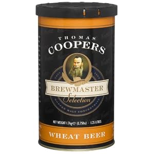 Thomas Coopers Brewmaster Selection Wheat Beer Hopped Malt Concentrate, 3.75-Pound Can