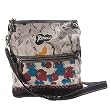 The Sak Pax Eco Crossbody (Peace/Floral Print with Black Trim)