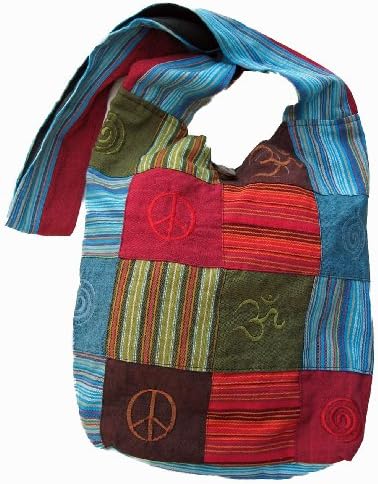 Peace, Om and Infinity Symbol Sling Bag Purse Handbag