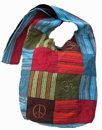 Peace, Om and Infinity Symbol Sling Bag Purse Handbag