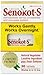 Senokot S Dual Action Natural Vegetable Laxative Ingredient Plus Stool Softener Tablets, Gentle Dependable Overnight Relief of Occasional Constipation, 30 Count