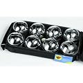 Boules Set mit 8 Kugeln (74 mm), 720 g