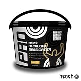 4KG HENCH NUTRITION HI-CALORIE MASS GAINER / WEIGHT GAIN WHEY PROTEIN POWDER - VANILLA