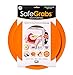 Multi-Purpose Silicone - Original Microwave Mat from Shark Tank | Splatter Guard, Trivet, Hot Pad, Pot Holder, Minimize Mess (BPA-Free, Heat Resistant, Dishwasher Safe), Set of 2, Orange