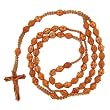 Light Colored Bi-Cone Beaded Rosary