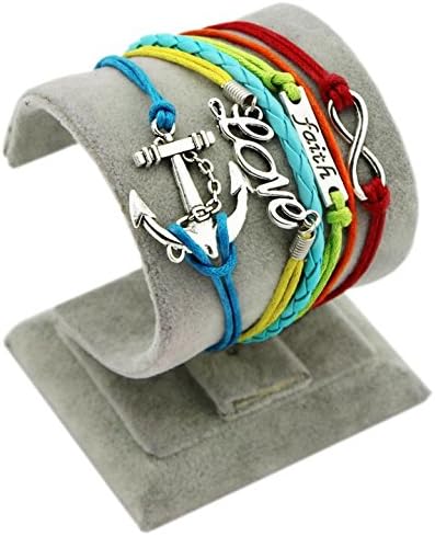 Bracelet, Love, Anchor, Pagan and Wiccan, Dean Winchester, Supernatural , Raibow, Friendship, Bridesmaid gifts, Saint Valentine's Gift ...