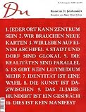Produkt-Bild: Du807 - das Kulturmagazin. Juni 2010: Kunst im 21. Jahrhundert / Kuratiert von Hans Ulrich Obrist
