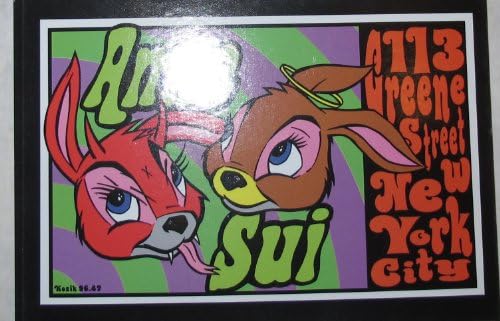 Vintage Collectible Postcard Art of Frank Kozik Anna Sui