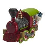 Snowman in Train Christmas Ornament #mw900512