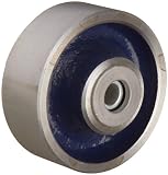 RWM Casters FSR-0415-08 4″ Diameter X 1-1/2″ Width Tread Forged Steel Wheel With Roller Bearing For 1/2″ Axle, 1400 lbs Capacity