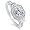 Sterling Silver Ring Round Cubic Zirconia CZ Ring 2.1 ct.tw - Nickel Free Engagement Wedding Ring Size 4