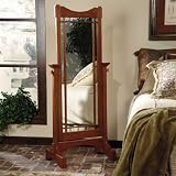 Powell 993-230 Mission Oak Cheval Floor Mirror