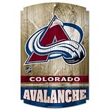 Colorado Avalanche 11x17 Wood Sign