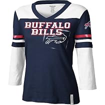 Buffalo Bills Ladies Statement 3/4 Sleeve Jersey Style T-shirt