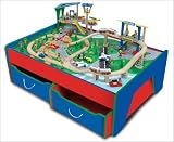 127 Piece Transportation City Train Set by KidKraft