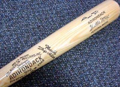 Willie Mays Autographed/Hand Signed Adirondack Bat PSA/DNA #Q19510