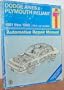 Dodge Aries and Plymouth Reliant 1981 Thru 1989 All K-Car Models Owners Workshop Manual (Book No 723)