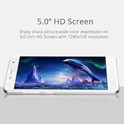 Goodone Z7 5 Inch Android Lollipop 2GB RAM 16GB ROM Dual Sim Smartphone (White)