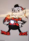 Cleveland Browns Brownie Elf Corn Hole Cling/decal