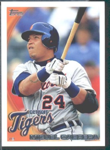 2010 Topps Baseball Card # 623 Miguel Cabrera - Detroit Tigers - MLB Trading Card in Protective Screwdown Case!
