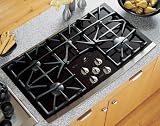 GE JGP970SEKSS ProfileTM 36 Built-In Gas Cooktop0