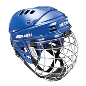 Bauer 1500 Ice Hockey Helmet Combo With Cage by
