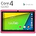 NeuTab® N7 Pro 7'' Quad Core Google Android 4.4 KitKat Tablet PC, HD 1024X600 Display, Bluetooth, Dual Camera, Google Play Pre-loaded, 3D-Game Supported (Pink)