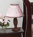 JoJo Designs Lamp Shade - Pink and Brown French Toile and Polka Dot
