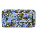 Merona&reg; Paisely Print Hinge Wallet - Blue