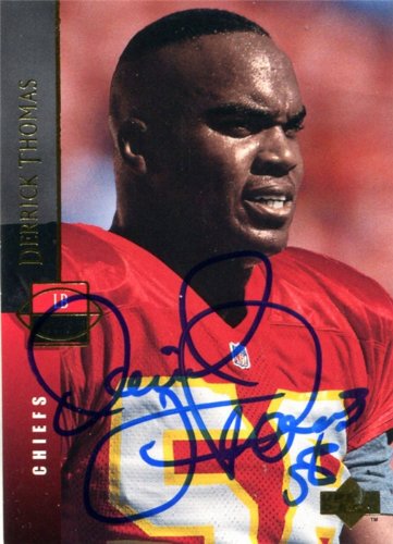 Derrick Thomas Autographed/Hand Signed 1994 Upper Deck Card