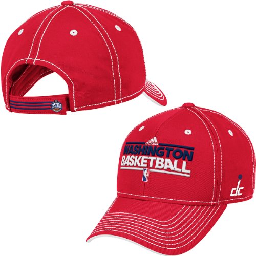 Adidas Washington Wizards Authentic Practice Graphic Adjustable Hat