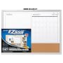 Cra-Z-Art 3-in-1 Combo Board (Dry Erase, Calendar and Cork) Contemporary Sleek Silver Aluminum Frame with Marker and Two Magnets, 17 x 23 Inches (12195)