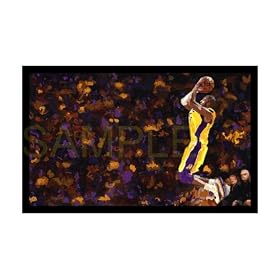 Los Angeles Lakers Kobe Bryant Painting Art Poster Print