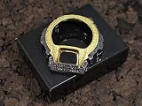 カシオ Gショック DW-6900用 純銀 デコレーションベゼル 2TONE