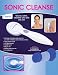 BATTERY OPERATED INVIGORATING SONIC CLEANSE FACIAL/BODY SYSTEM WITH 5 SILICONE PADS
