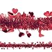 Red Heart Tinsel Garland 25ft