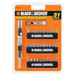 Black and Decker 71-933 Magnetic Drive Guide Set, 31-Piece by Black & Decker