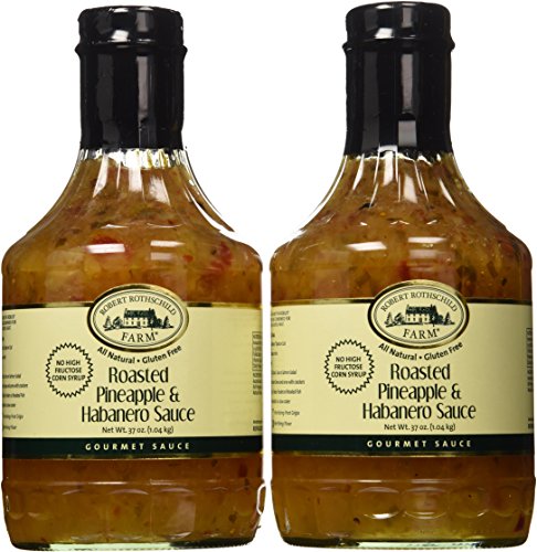 Roasted Pineapple & Habanero Sauce, 2 37 Ounce Bottles