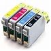 Epson Compatible Full Set Of High Yield Black (t1281)/ Cyan 