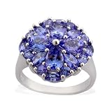 925 Sterling Silver 3.22cts Tanzanite Ring