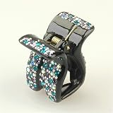 Marius Blue Zircon Black - Cubitas Duchamp Collection (Made in France - Swarovski Crystals)