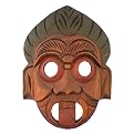 Story Teller Tribal Mask Wall Decor - Brown