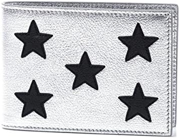 SAINT LAURENT PARIS 2 fold wallet Silver series 376237 bsz56 8163 mens