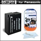 Battery Kit SPECIFICALLY For Panasonic Lumix DMC-GH2 Digital Camera Includes Extended (1500 Mah) Replacement DMW-BLC12 Battery + LCD Screen Protectors + MicroFiber Cleaning Cloth