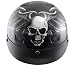 DOT Outlaw Skull with Wings Vented Half Helmet