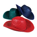 Colored Cowboy Hat Assortment (1 dz)