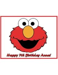 Grocery: Single Source Party Supply - Elmo Edible Icing Image #1-8.0" x 10.5" - Single Source Party Supplies