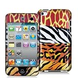 Mixed Animal Design Crystal Hard Skin Case Cover for Apple Ipod Touch iTouch 4th Generation Gen 4g 4 8gb 32gb 64gb New By Electromaster