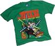 Star Wars: The Clone Wars -- "The Jedi Take Command!" (Glow-In-The-Dark) Juvenile T-Shirt