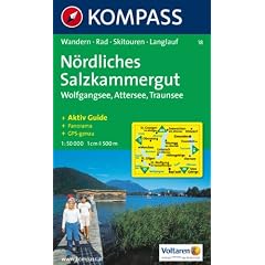 N�rdliches Salzkammergut: Wolfgangsee, Attersee, Traunsee. Wander-, Rad-, Skitouren- und Langlaufkarte. Mit Panorama. GPS-genau